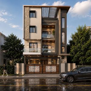 Mr. Kubendran - Residence 40X60 (G+3)