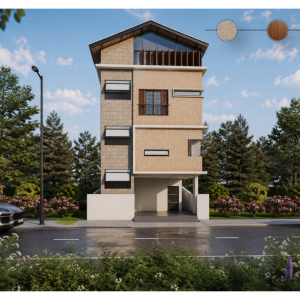 Mr. Saroja_s - Residence 30_x40_ (G+3)